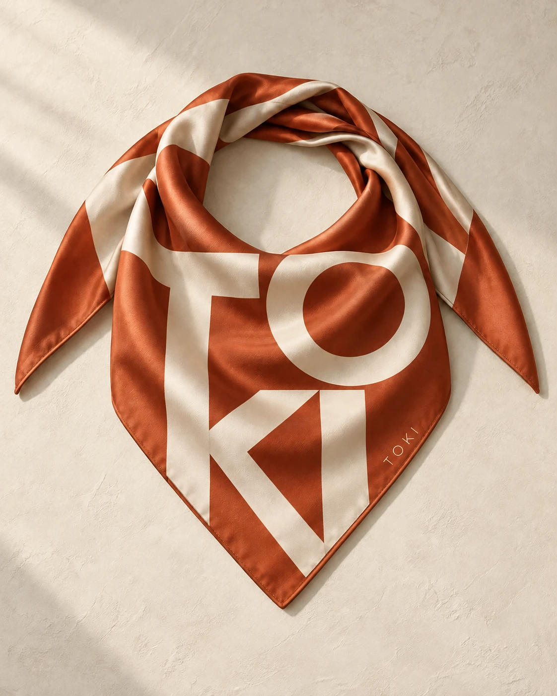 The Red Thread Silk Square